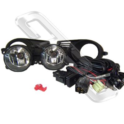 FOG LAMP - SET - L&R - W/SWITCH & RELAY - TO SUIT SUZUKI SWIFT 2005 - early 07