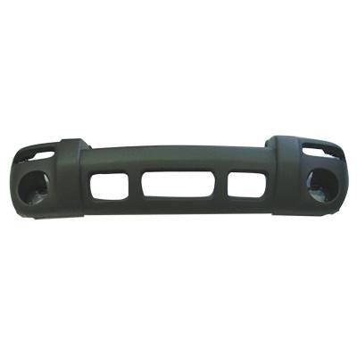 FRONT BUMPER - MAT BLACK - W/HOLE - TO SUIT JEEP CHEROKEE 2002-