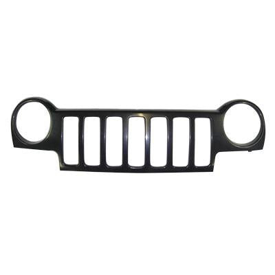 GRILLE - MAT BLACK - TO SUIT JEEP CHEROKEE 2002-