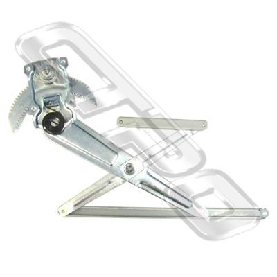 WINDOW REGULATOR - FRONT DOOR - R/H - W/O 1/4 GLASS - TO SUIT TOYOTA HILUX 2WD/4WD 1989-