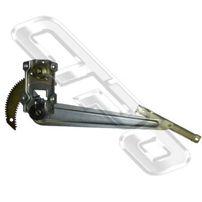 WINDOW REGULATOR - FRONT DOOR - R/H - WITH QTR GLASS - TO SUIT TOYOTA HILUX 2WD/4WD 1989-