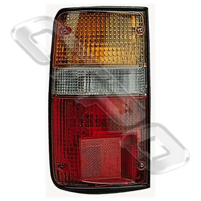 REAR LAMP - L/H - BLACK - TO SUIT TOYOTA HILUX 2WD/4WD 1989-98