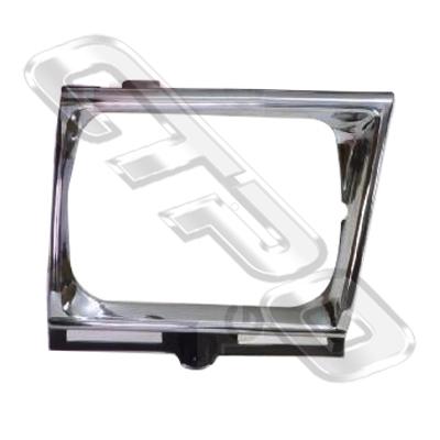 BEZEL - L/H - CHROME - TO SUIT TOYOTA HILUX 4WD 1989-91
