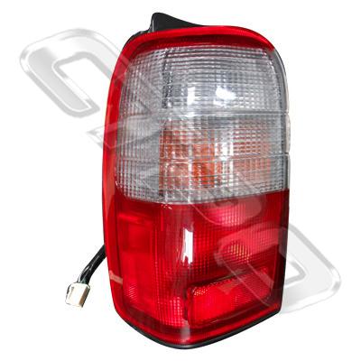 REAR LAMP - ASSY - CLEAR/RED - L/H - TO SUIT TOYOTA HILUX SURF - KZN185 - 96-