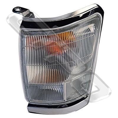 CORNER LAMP - L/H - ALL CHROME - TO SUIT TOYOTA HILUX 2WD/4WD 1999-01