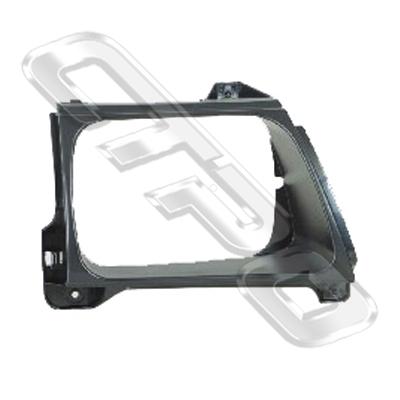 BEZEL - L/H - MAT/BLACK - TO SUIT TOYOTA HILUX 2WD/4WD 2002-