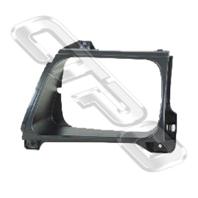 BEZEL - R/H - MAT/BLACK - TO SUIT TOYOTA HILUX 2WD/4WD 2002-