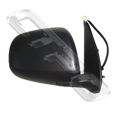 DOOR MIRROR - R/H - ELECTRIC - BLACK - 3 X WIRE - TO SUIT TOYOTA HILUX 2005-