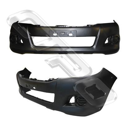 FRONT BUMPER - W/FLARE HOLES - TO SUIT TOYOTA HILUX 2011-