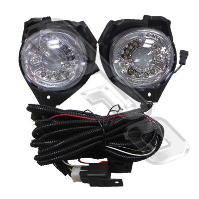 FOG LAMP SET - L&R - LED - TO SUIT TOYOTA HILUX 2011-