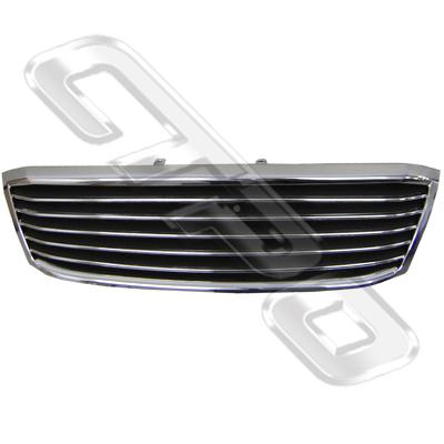 GRILLE - CHROME/BLACK - PERFORMANCE TYPE - TO SUIT TOYOTA HILUX 2005-