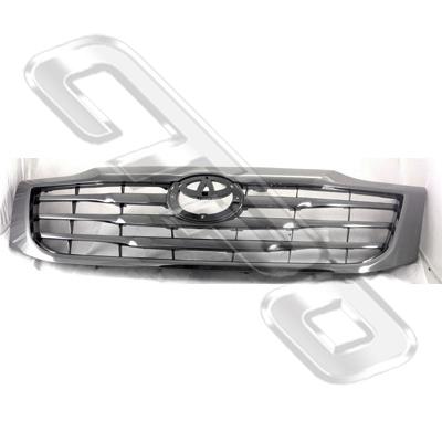 GRILLE - BLACK CHROME - PERFORMANCE TYPE - TO SUIT TOYOTA HILUX 2011-