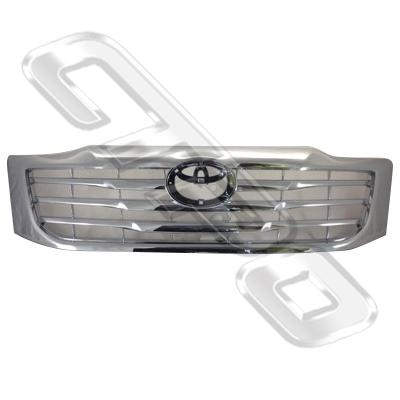 GRILLE - ALL CHROME - PERFORMANCE TYPE - TO SUIT TOYOTA HILUX 2011-