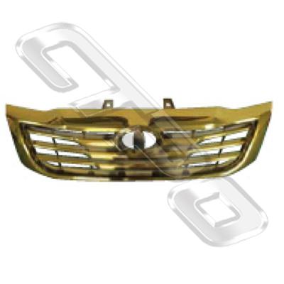 GRILLE - PERFORMANCE TYPE - GOLDEN - TO SUIT TOYOTA HILUX 2011-