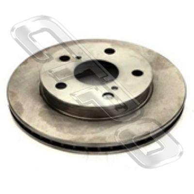BRAKE DISC - FRONT - 1KD/ 2KD/ 1TR/ 2TR/ 1GR/ 5LE - TO SUIT TOYOTA HILUX 2005-  2WD