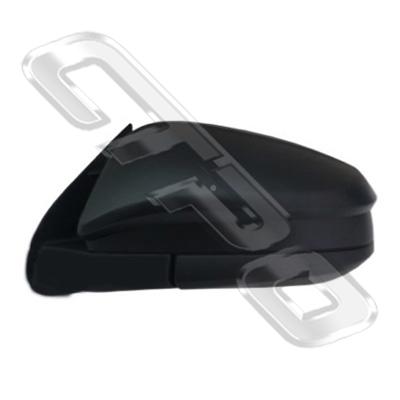 DOOR MIRROR - L/H - BLACK - WITHOUT REPEATER - FOLDING TYPE - TO SUIT TOYOTA HILUX 2015-