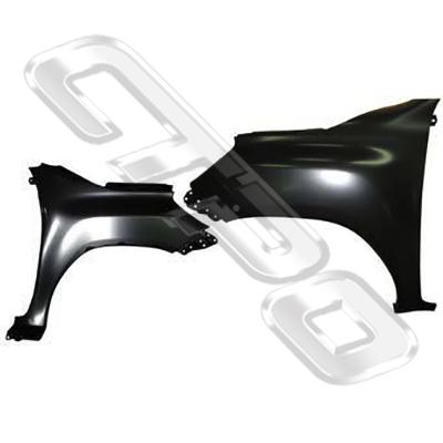 FRONT GUARD - L/H - W/O SIDE LAMP & FLARE HOLES - GLX - TO SUIT TOYOTA HILUX 2015-  4WD