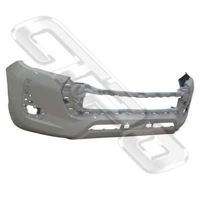 FRONT BUMPER - WITHOUT GRILLE - TO SUIT TOYOTA HILUX 2020- FACELIFT 4WD