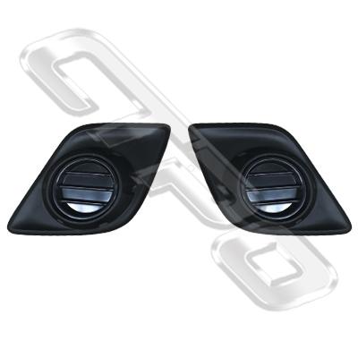 FOG LAMP COVER SET - L&R - WITHOUT HOLE - TO SUIT TOYOTA HILUX 2015-