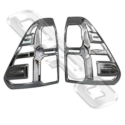 REAR LAMP FRAME SET - L&R - CHROME - TO SUIT TOYOTA HILUX 2015-