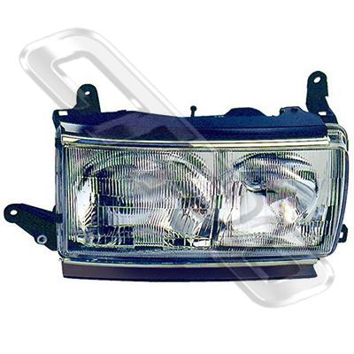 HEADLAMP - R/H - W/E - TO SUIT TOYOTA LANDCRUISER FJ80 1990-92