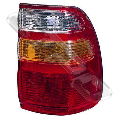 REAR LAMP - R/H - CLEAR/AMBER/RED - TO SUIT TOYOTA LANDCRUISER FJ100 1998-