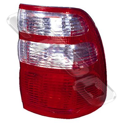 REAR LAMP - R/H - CLEAR/CLEAR/RED - TO SUIT TOYOTA LANDCRUISER FJ100 2001-