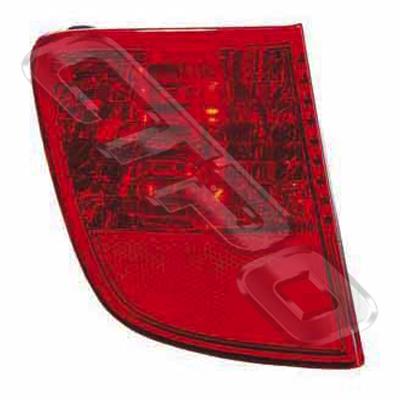 REAR LAMP - L/H - REFLECTOR GOES IN BUMPER - TO SUIT TOYOTA LANDCRUISER FJ200 SERIES 2007-