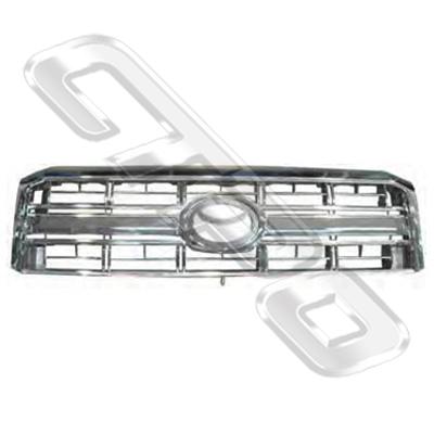 GRILLE - ALL CHROME - TO SUIT TOYOTA LANDCRUISER FJ70 2007-