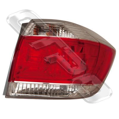 REAR LAMP - R/H - SMOKEY LENS - TO SUIT TOYOTA HIGHLANDER/KLUGER 2010-  F/LIFT