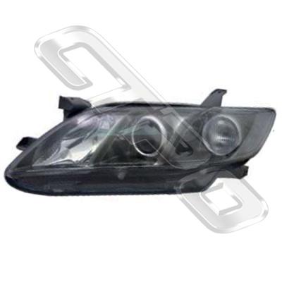 HEADLAMP - L/H - ELECTRIC/MANUAL - DARK CHROME - TO SUIT TOYOTA CAMRY 2006-