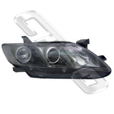 HEADLAMP - R/H - ELECTRIC/MANUAL - DARK CHROME - TO SUIT TOYOTA CAMRY 2006-