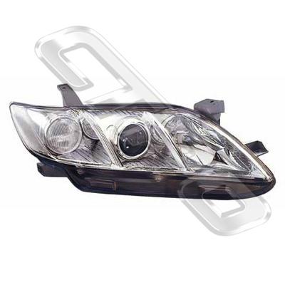HEADLAMP - R/H - ELECTRIC/MANUAL - TO SUIT TOYOTA CAMRY 2006-