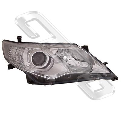 HEADLAMP - R/H - MANUAL - CHROME - TO SUIT TOYOTA CAMRY 2012-