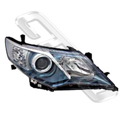 HEADLAMP - R/H - BLUE - HYBRID TYPE - TO SUIT TOYOTA CAMRY 2012-