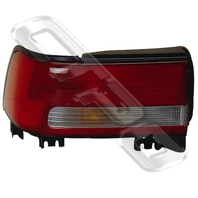 REAR LAMP - L/H - RED/CLEAR - TO SUIT TOYOTA CORONA ST171 SEDAN 1990-92