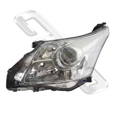 HEADLAMP - L/H - ELECTRIC - TO SUIT TOYOTA AVENSIS 2009-
