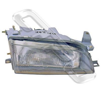HEADLAMP - R/H - W/E - GLASS LENS - TO SUIT TOYOTA COROLLA AE100 SDN 1992-