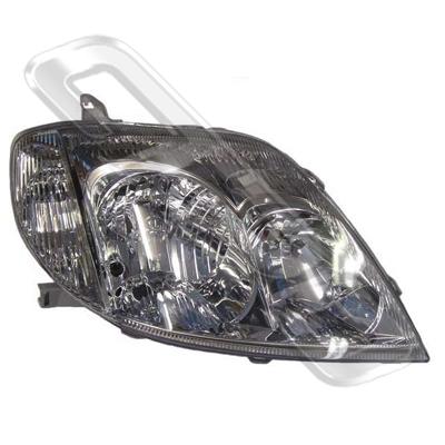 HEADLAMP - R/H - TO SUIT TOYOTA COROLLA ZZE 2002- SDN/WAG