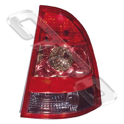 REAR LAMP - R/H - PINK/CLEAR - TO SUIT TOYOTA COROLLA ZZE 2002-  S/W - 2000- EARLY