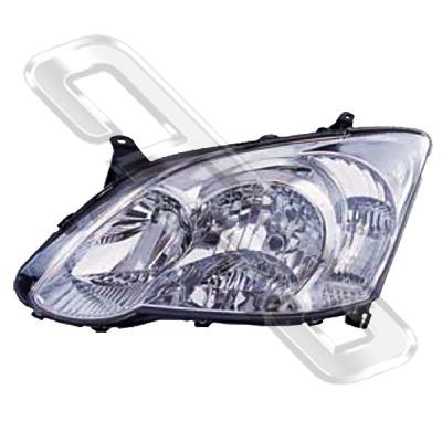 HEADLAMP - L/H - I TYPE  - TO SUIT TOYOTA COROLLA ZZE 5DR 2004-  HATCH