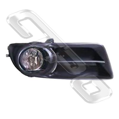 FOG LAMP - W/BEZEL - R/H - TO SUIT TOYOTA COROLLA 2004- SDN -  NZ NEW