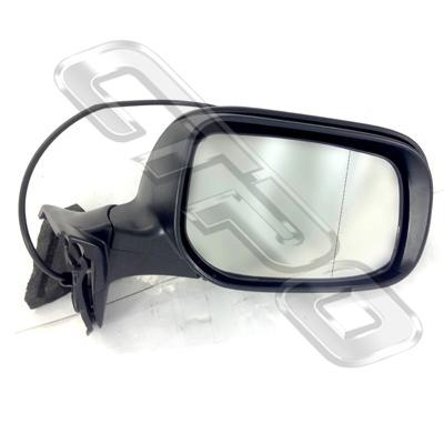 DOOR MIRROR - R/H - ELECTRIC - 3 WIRE - TO SUIT TOYOTA COROLLA 2007- H/BACK