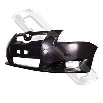 FRONT BUMPER - MAT/BLACK - TO SUIT TOYOTA COROLLA 2007-  H/BACK