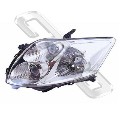 HEADLAMP - L/H - TO SUIT TOYOTA COROLLA 2007-  H/BACK