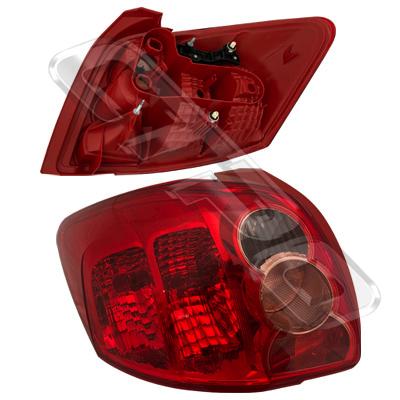 REAR LAMP - L/H - TO SUIT TOYOTA COROLLA 2007-  H/BACK
