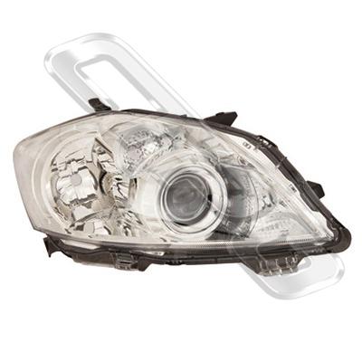 HEADLAMP - R/H - CHROME - TO SUIT TOYOTA COROLLA 2010- H/BACK