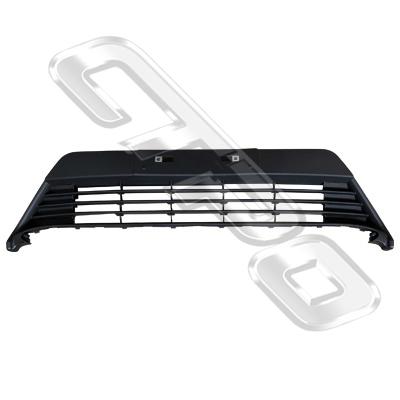 FRONT BUMPER GRILLE - MAT/DARK GREY - TO SUIT TOYOTA COROLLA 2012- HATCH