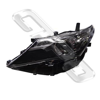 HEADLAMP - L/H - ELECTRIC - BLACK - TO SUIT TOYOTA COROLLA 2012-