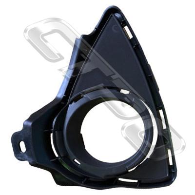 FOG LAMP COVER - L/H - WITH HOLE - TO SUIT TOYOTA COROLLA 2012- HATCH